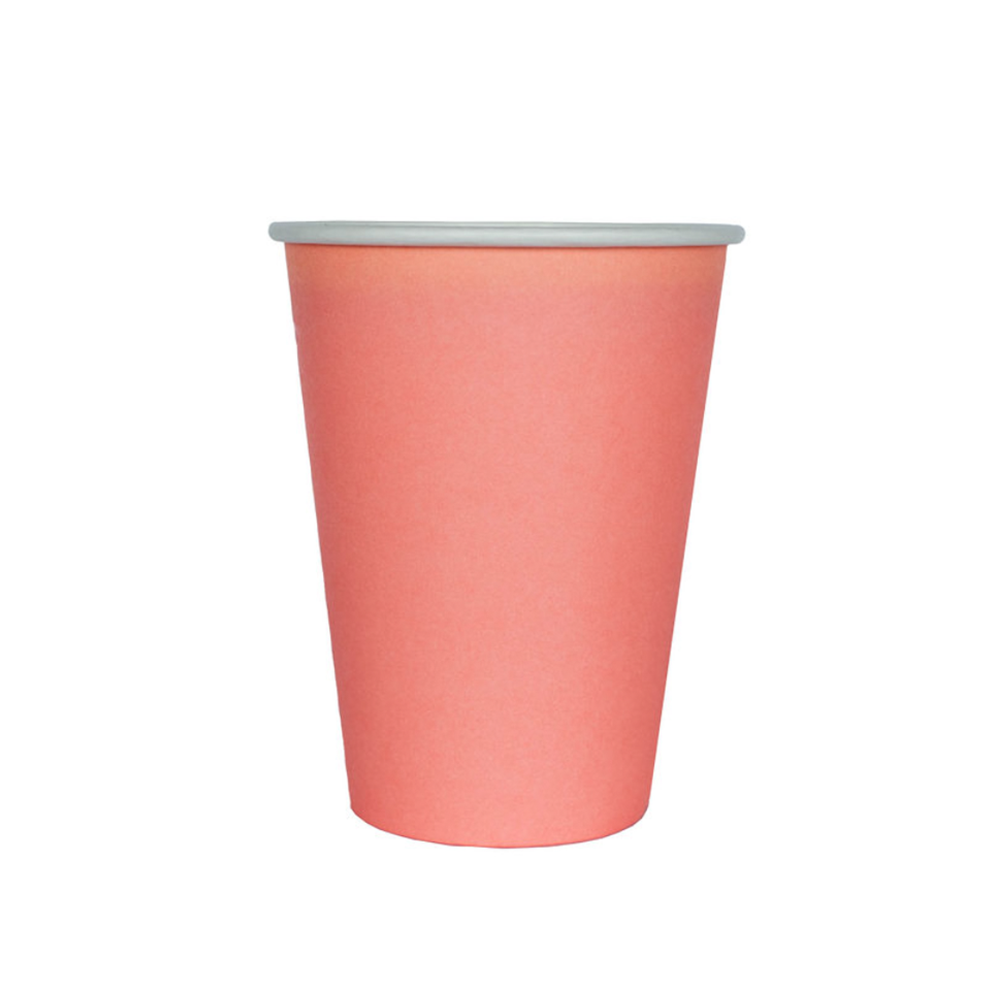 Shades 12 oz Cups - 8 Pk. - 23 Color Options: Flamingo