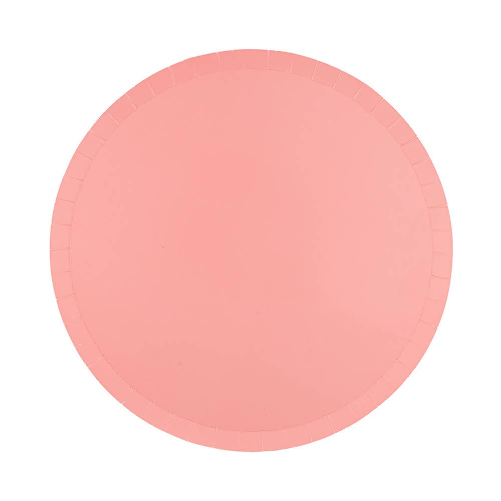 Shades Dinner Plates - 8 Pk. - 23 Color Options: Flamingo