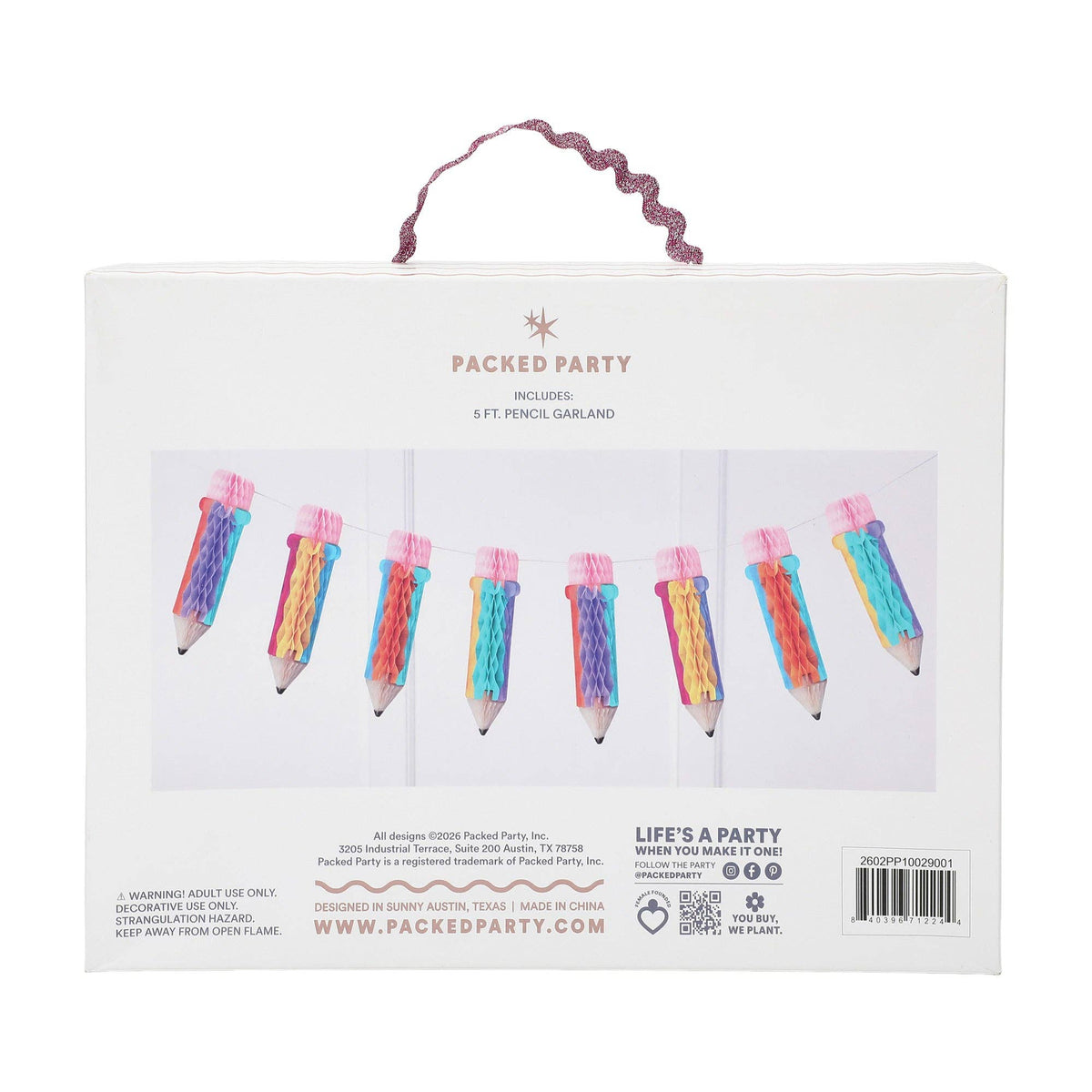 Take Note Pencil Garland