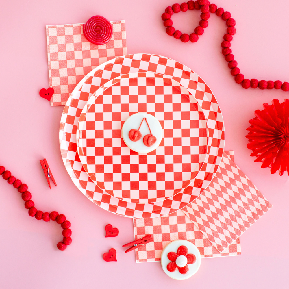 Check It! Dinner Plates - 8 Pk. - 11 Color Options: The Classic