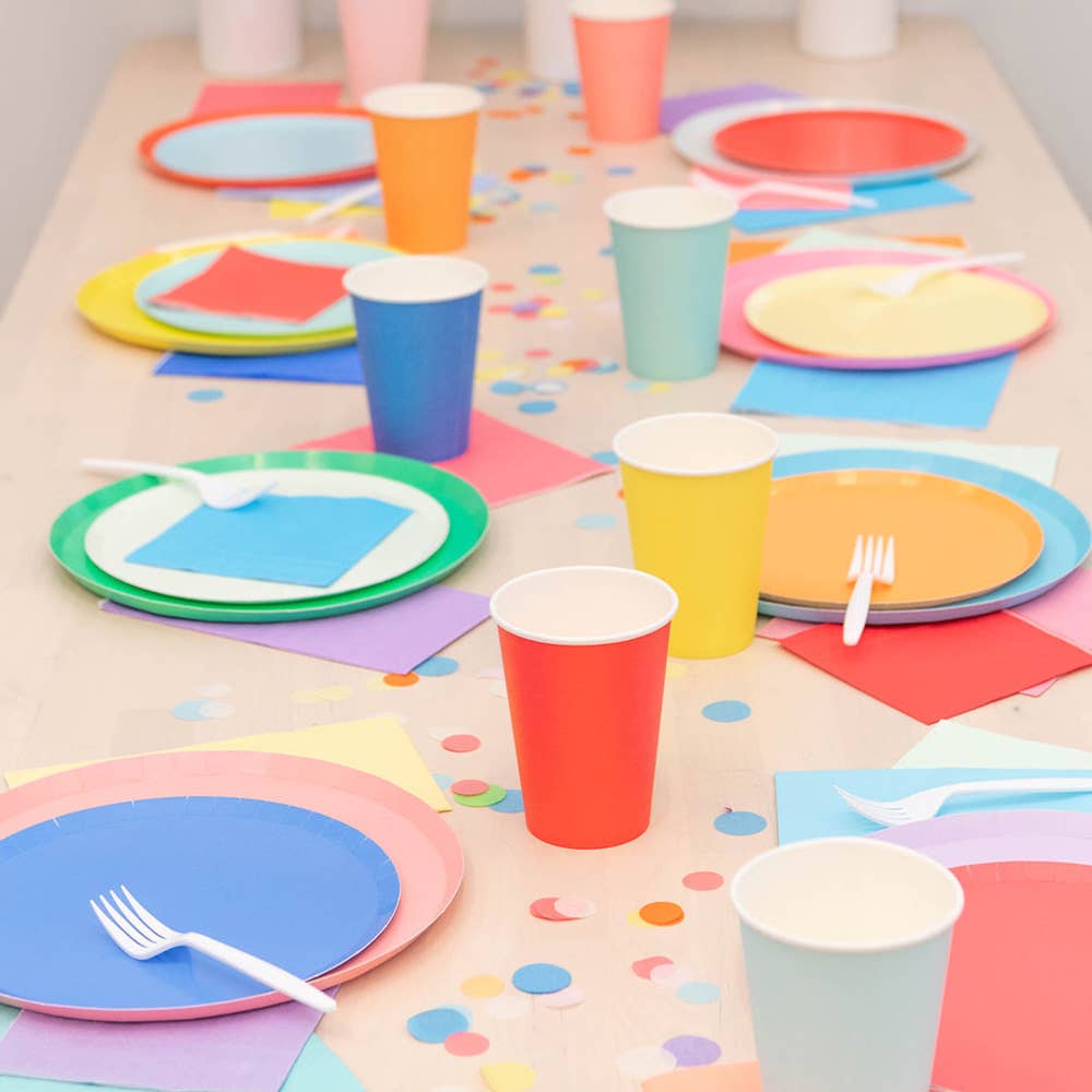 Shades Dinner Plates - 8 Pk. - 23 Color Options: Flamingo