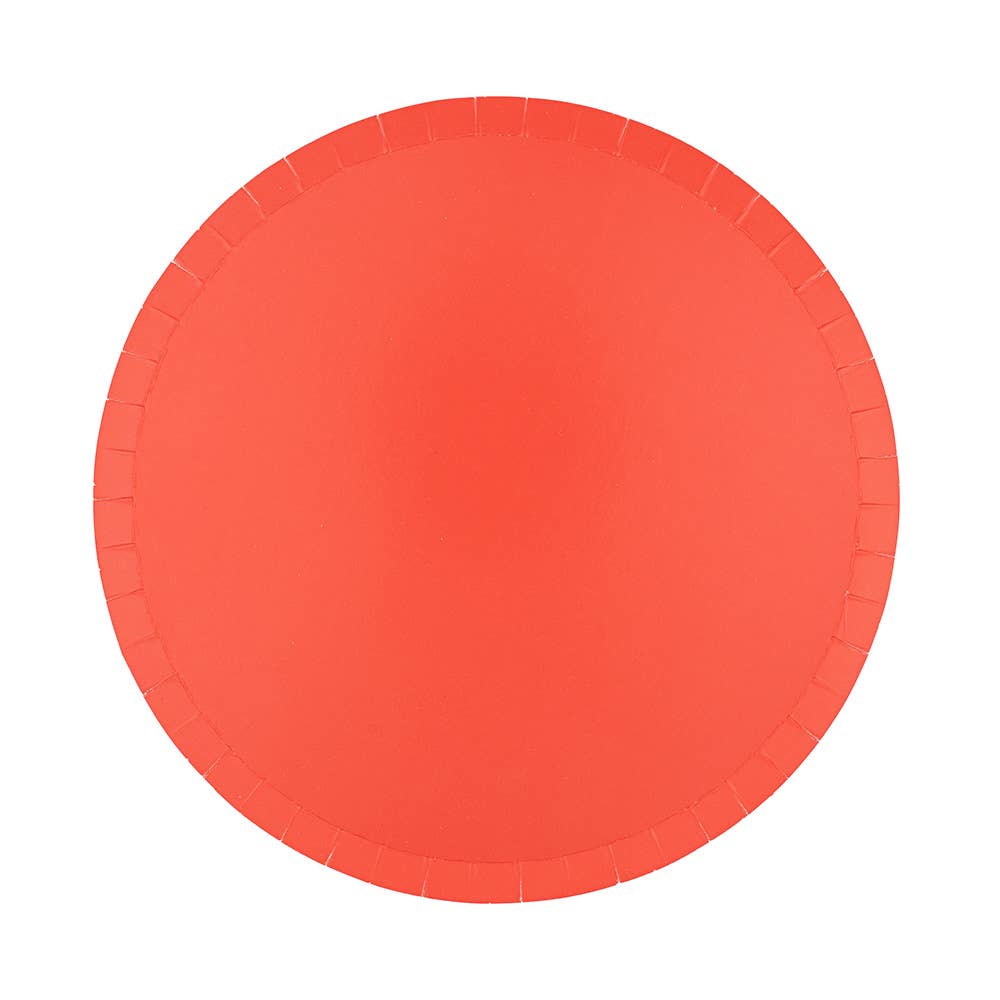 Shades Dessert Plates - 8 Pk. - 23 Color Options: Cherry