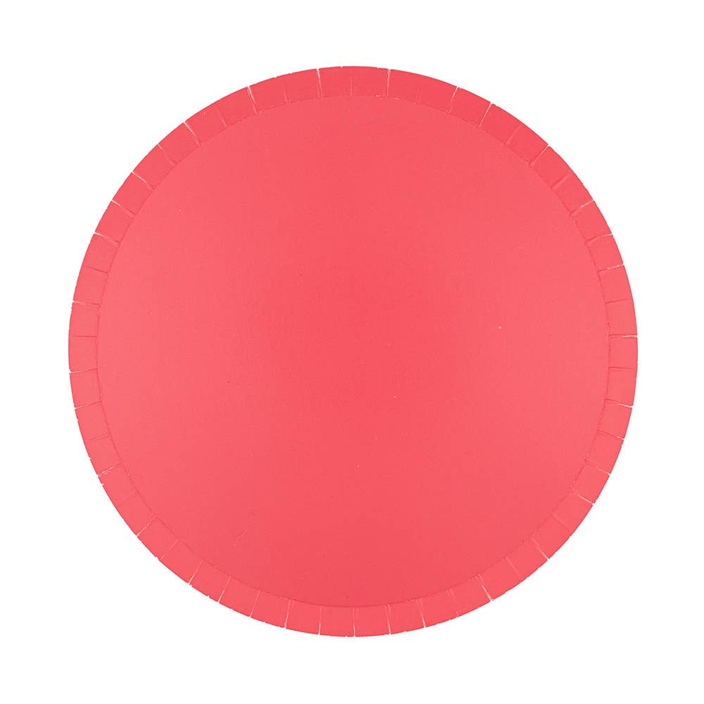 Shades Dessert Plates - 8 Pk. - 23 Color Options: Cherry